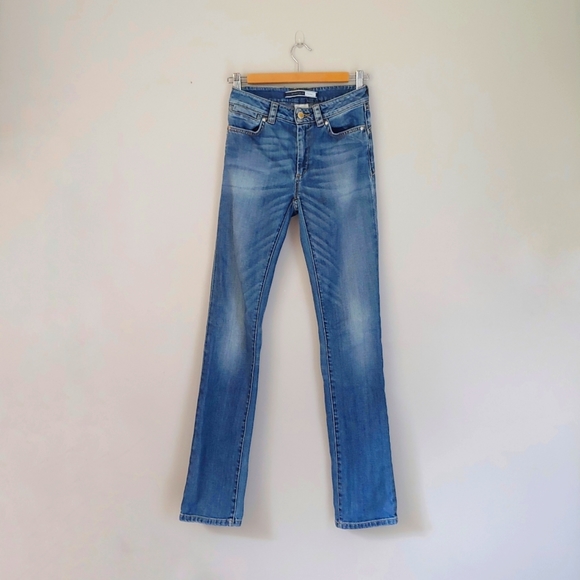 Sportmax Code Perfect Fit Jeans Straight Leg Blue Size 2 Max Mara - Picture 3 of 16
